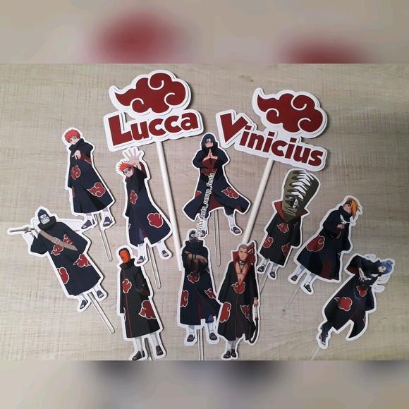 TOPO DE BOLO AKATSUKI