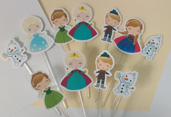 Toppers Para Docinhos Frozen Cute