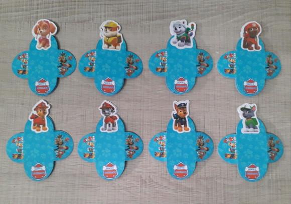 Kit Festa Toppers e Forminhas para doces Patrulha Canina