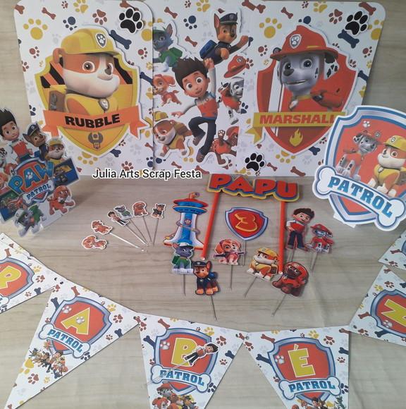 Kit Festa Só Um Bolinho Patrulha Canina 2
