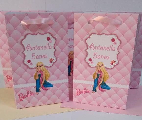 Sacolinha Personalizada Barbie