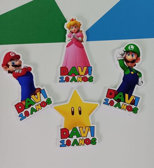 Apliques para Tubetes Super Mario
