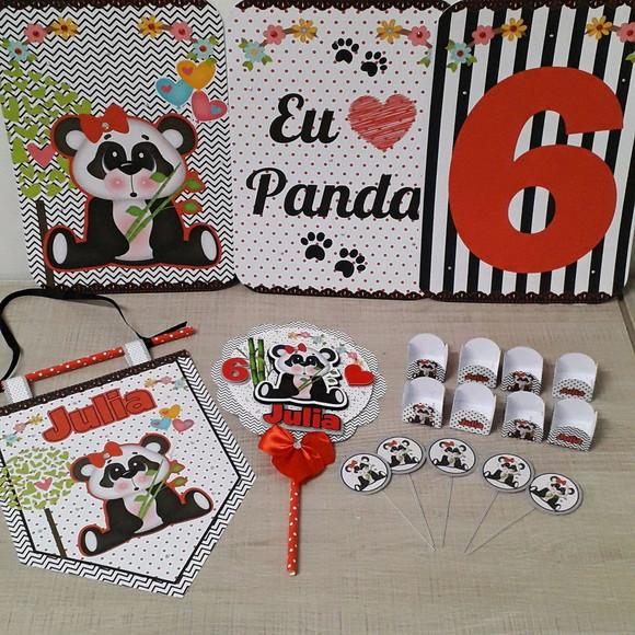 Kit Festa Só Um Bolinho Urso Panda