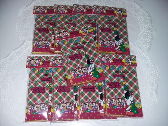 Kit Livrinho para Colorir Turma do Mickey-natal