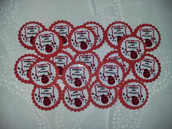 Tags Personalizadas Joaninhas