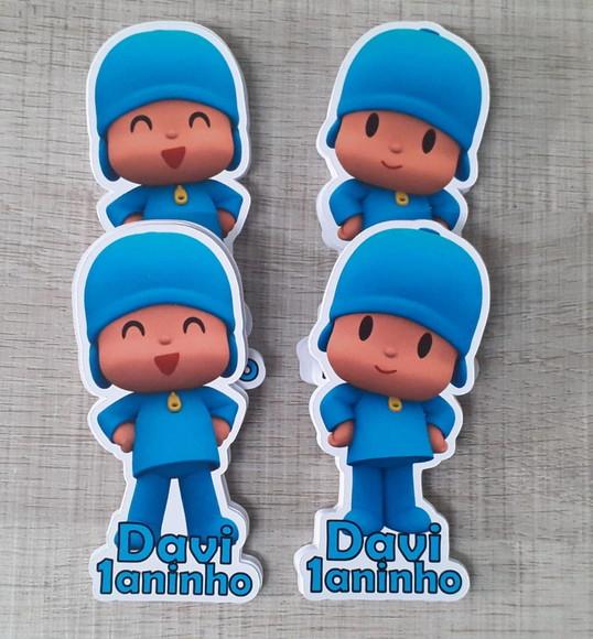 Apliques para Tubetes Pocoyo