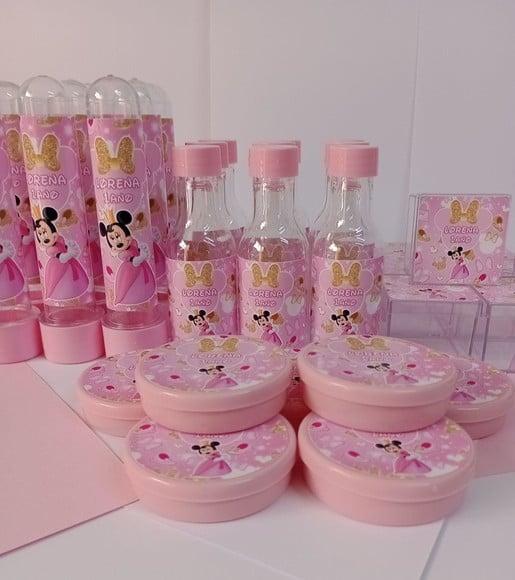 Kit Personalizado Minnie Princesa- 80 Peças