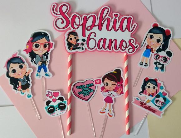 Topo de Bolo/cake Topper Luluca