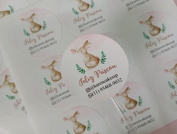 Rótulos Adesivos Personalizados Páscoa