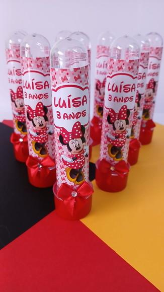 Tubetes Personalizados Minnie Vermelha