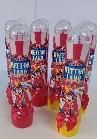 Tubetes Personalizados Circo do Mickey