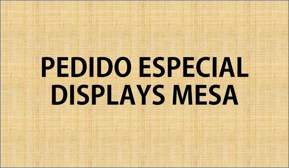 Displays para mesa feito em papel