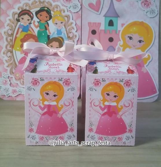 Caixa Milk - Princesas da Disney Cute