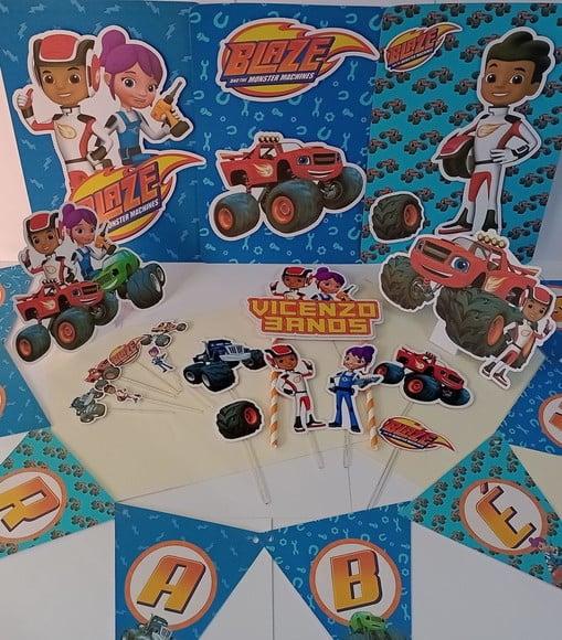 Kit Festa Só Um Bolinho Blaze e os Monster Machines