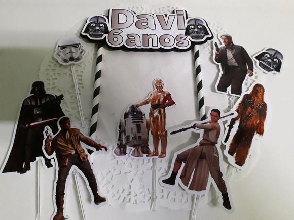 Topo de Bolo/cake Topper Star Wars 2
