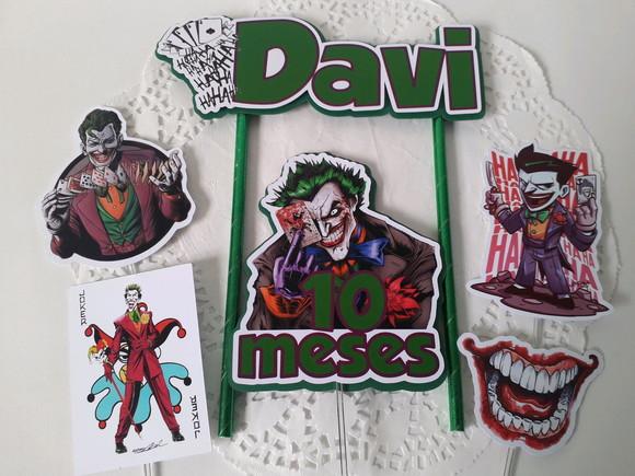 Topo de Bolo/Cake Topper Coringa