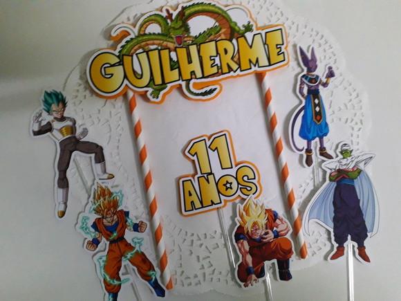 Topo de Bolo/Cake Topper Dragon Ball
