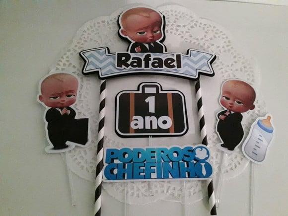 Topo de Bolo/Cake Topper O Poderoso Chefinho 1