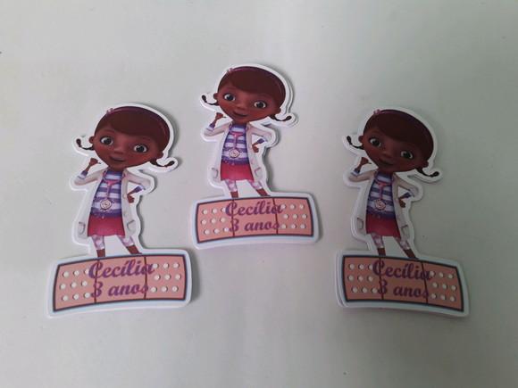Apliques para Tubetes Personalizados Dr Brinquedos