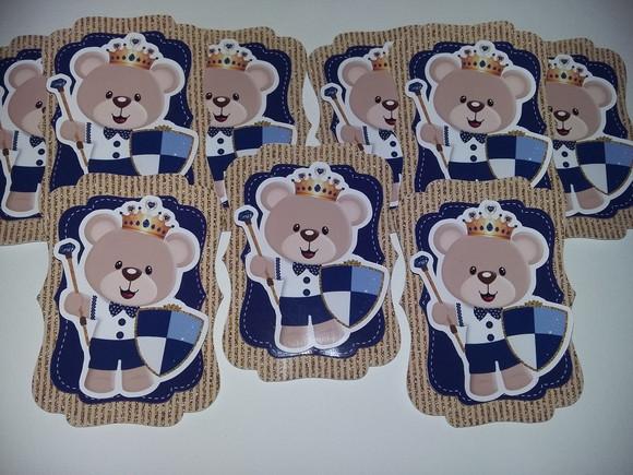 Tag Ursinho Realeza em Scrap