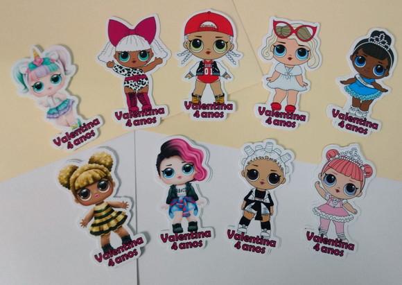 Apliques para Tubetes Personalizados Lol