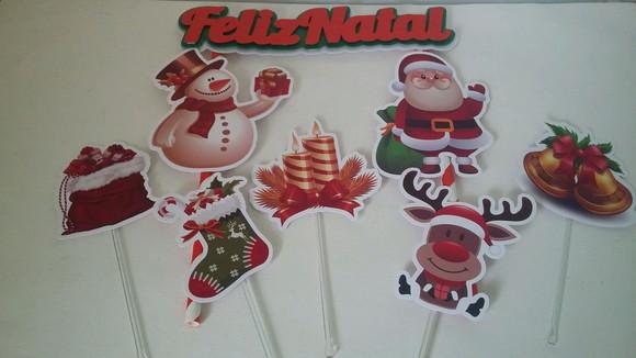 Topo De Bolo/cake Topper Natal