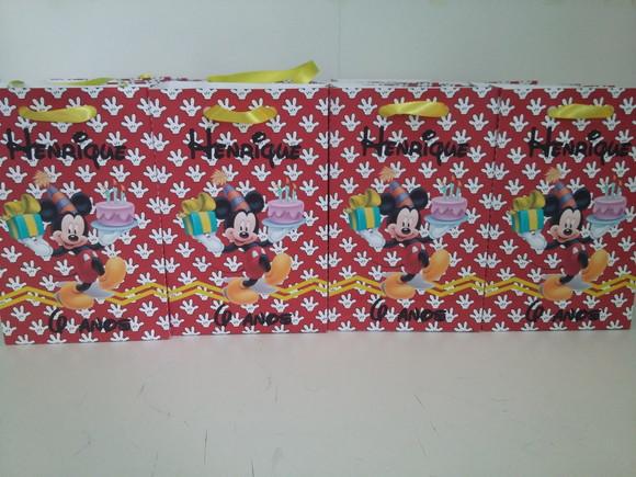 Sacolinha Personalizada Mickey