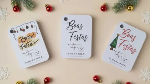 Tags Personalizadas Natal e Boas Festas
