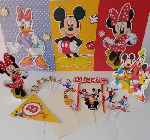 Kit Festa Só Um Bolinho Turma do Mickey