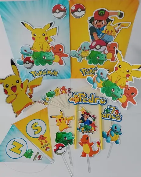 Kit Festa Só Um Bolinho Pokémon