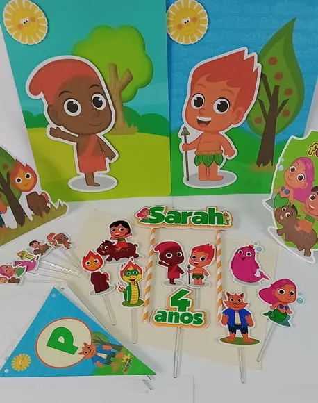 Kit Festa Só Um Bolinho Turma do Folclore