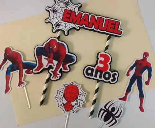 Topo de Bolo/cake Topper Homem Aranha