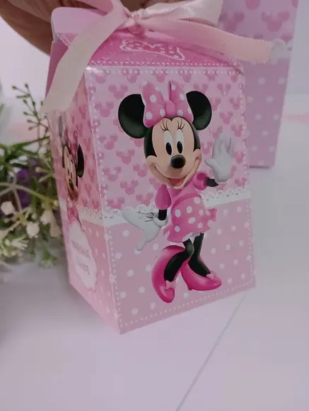 Caixa Milk Minnie Rosa