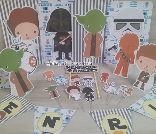 Kit Festa Só Um Bolinho Star Wars