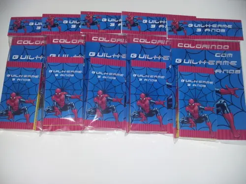 Kit Livrinho para Colorir - Homem Aranha