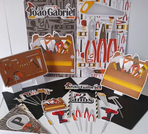 Kit Festa Só Um Bolinho Ferramentas/construção