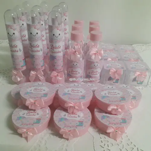 Kit Festa Personalizado 40 Peças Chuva de Bênçãos
