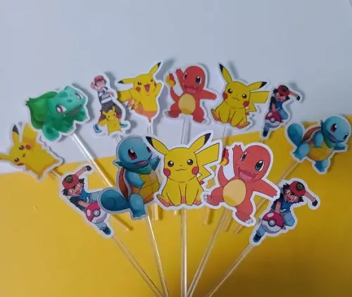 Toppers para Docinhos Pokémon