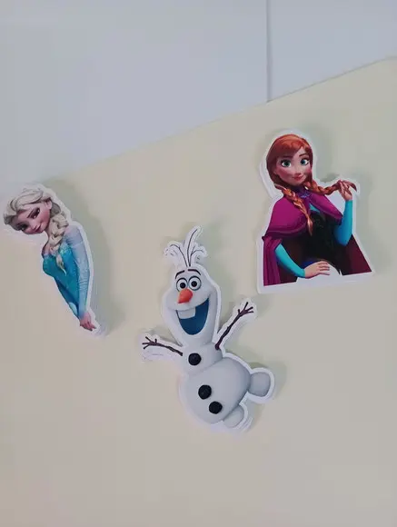 Apliques para Tubetes - Busto Frozen