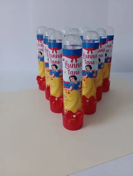 Tubetes Personalizados Branca de Neve