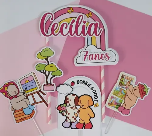Topo de Bolo/cake Topper Bobbie Goods