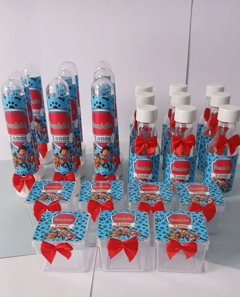 Kit Festa Personalizado 30 Peças Patrulha Canina