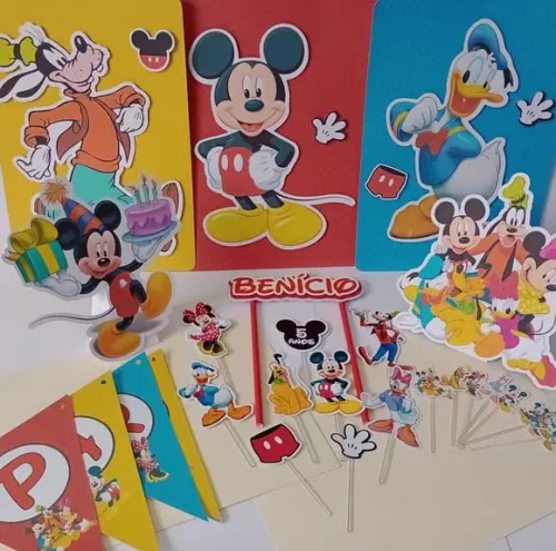 Kit Festa Só Um Bolinho Turma do Mickey 2