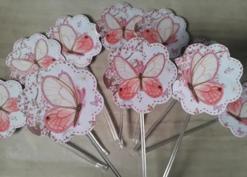 Toppers Para Docinhos Borboletas