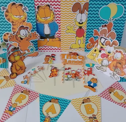 Kit Festa Só Um Bolinho Garfield