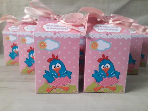 Caixa Milk -Galinha Pintadinha rosa