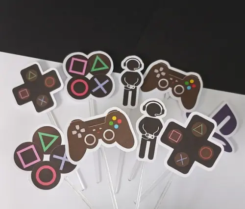 Toppers Para Docinhos PlayStation