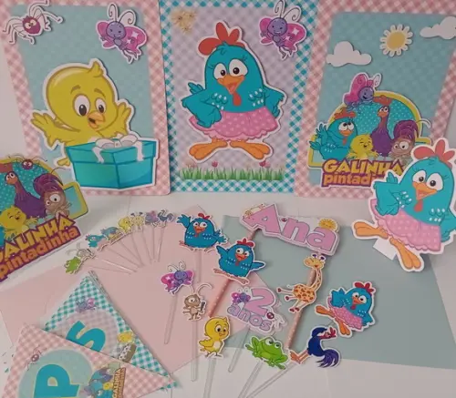 Kit Festa Só Um Bolinho Galinha Pintadinha
