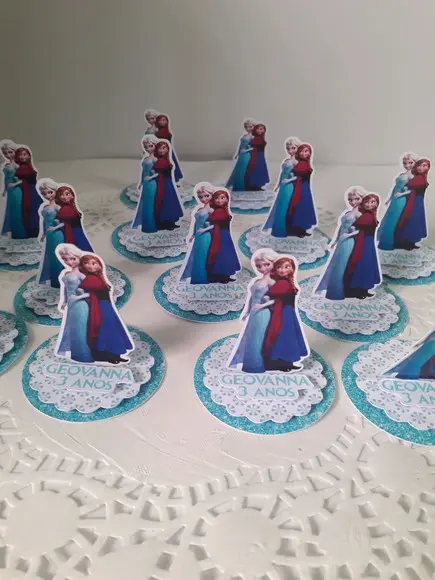 Apliques 3d Frozen- para Latinhas