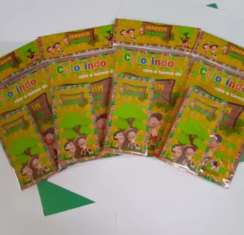 Kit Livrinho para Colorir Léo, o Guarda da Floresta